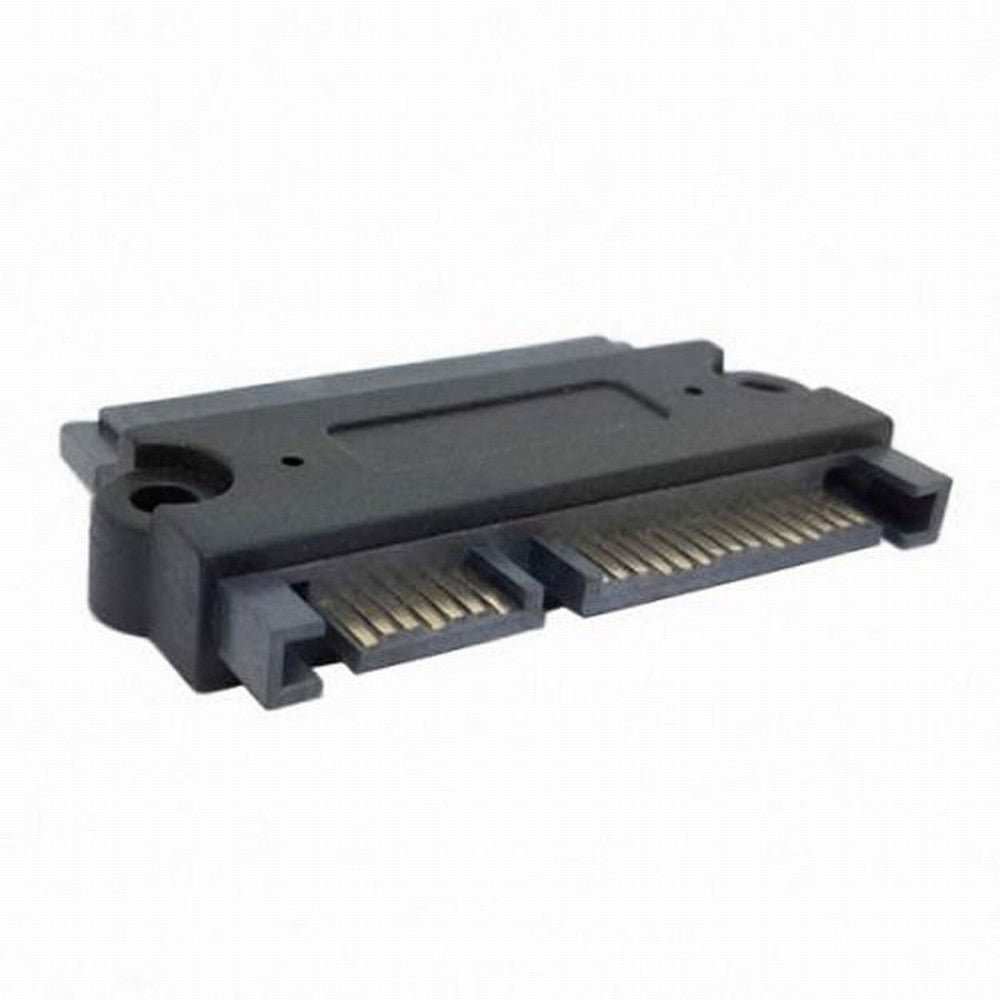 3.5" 2.5inch SATA 22Pin 7+15 Male to SATA 22P 7+15 Female extension convertor adapter with screw holes SA-029