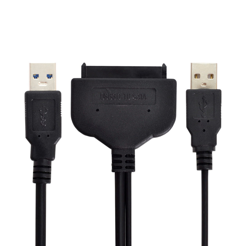 USB 3.0 to SATA 22Pin 2.5" Hard disk driver Adapter With extral USB Power cable U3-067