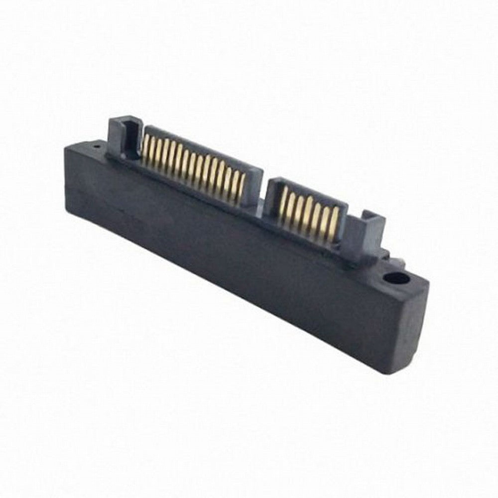 90 Degree Down Angled SATA 22Pin 7+15 Male to SATA 22P Female Extension Convertor Adapter SA-121-DN