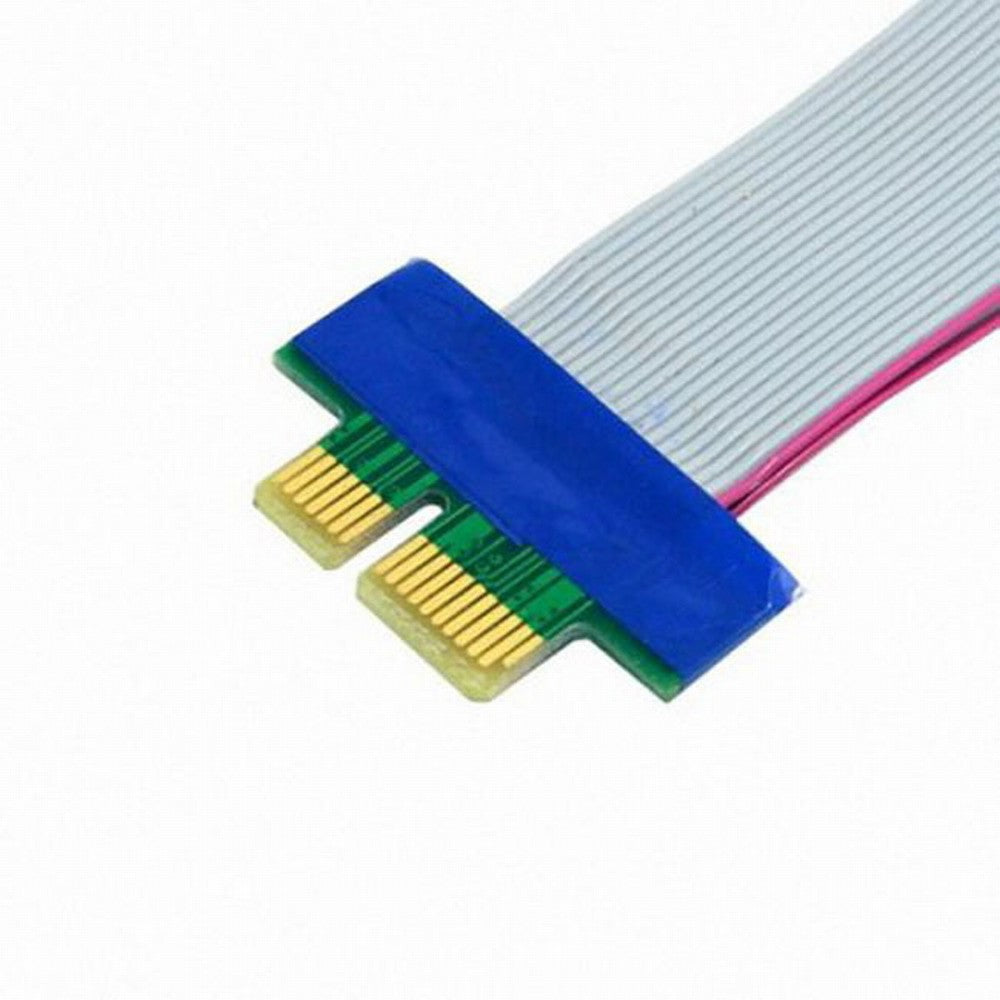PCI-E Express 1X Slot Riser Card Extender Extension Ribbon Flex Relocate Cable 20cm EP-051