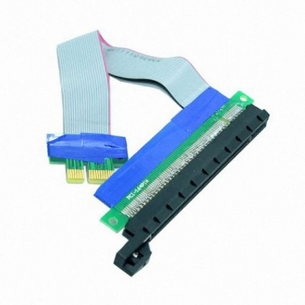 PCI-E Express 1x to 16x Extension Flex Cable Extender Converter Riser Card Adapter 20cm EP-060