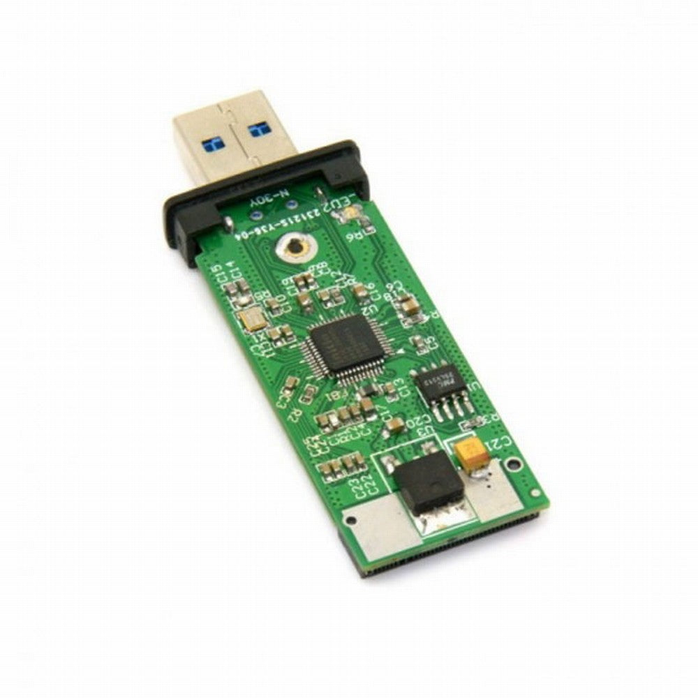 42mm NGFF M2 SSD to USB 3.0 External PCBA Conveter Adapter Card Flash Disk Type with Black Case U3-073