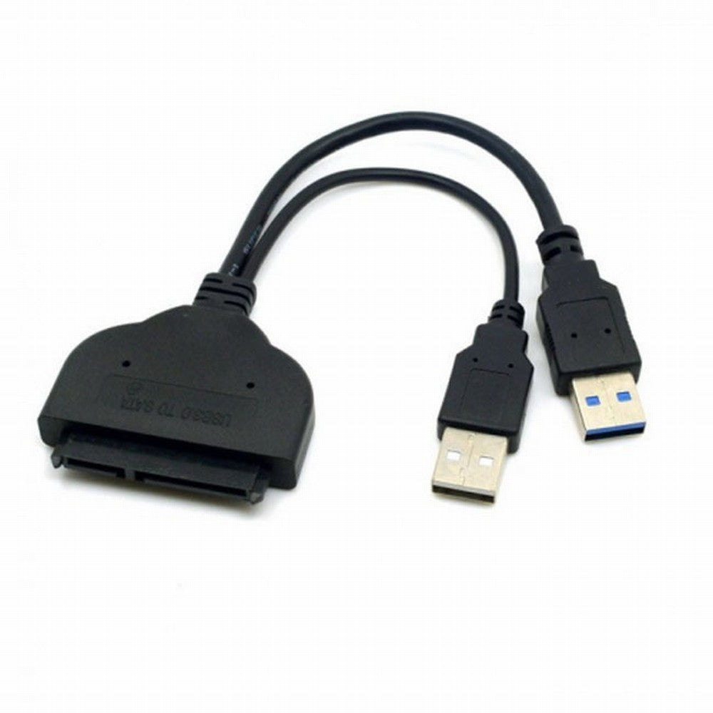1set USB 3.0 to SATA 22Pin SATA to Micro SATA Adapter for 1.8" 2.5" Hard Disk Driver With Extral USB Power Cable U3-067+SA-076