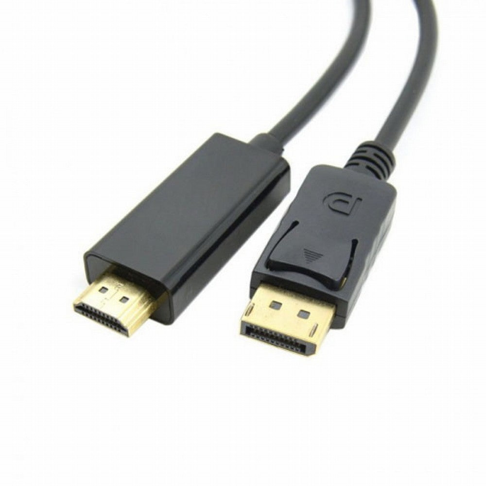 Male DisplayPort DP to HDMI Male 1080P Video Cable 6ft 1.8m HDTV LCD with Audio DP-026