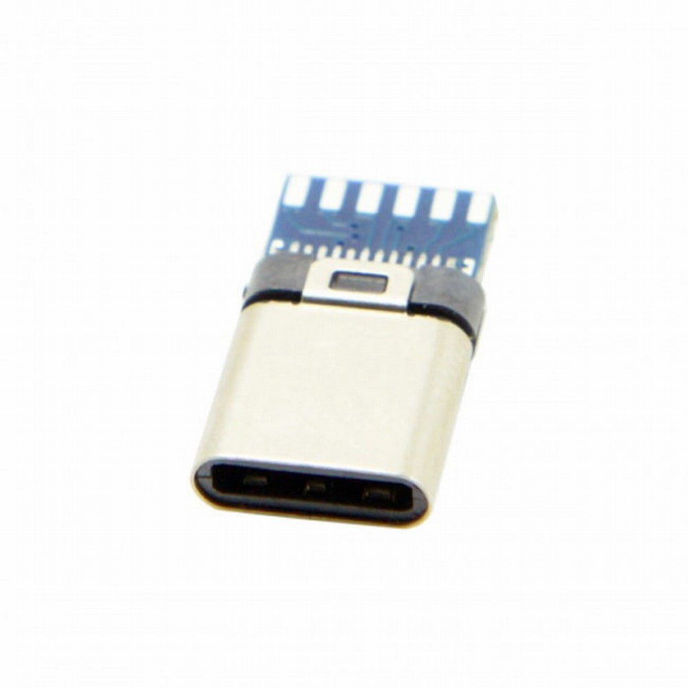 5set DIY 24pin USB 3.1 Type C USB-C Male Plug Connector SMT type with 3.5mm SR and Housing Cover UC-050-WH-5PCS