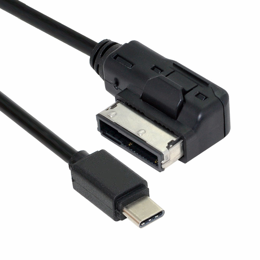 Media In AMI MDI USB-C USB 3.1 Type-C Charge Adapter Cable For Car VW AUDI 2014 A4 A6 Q5 Q7 CA-040