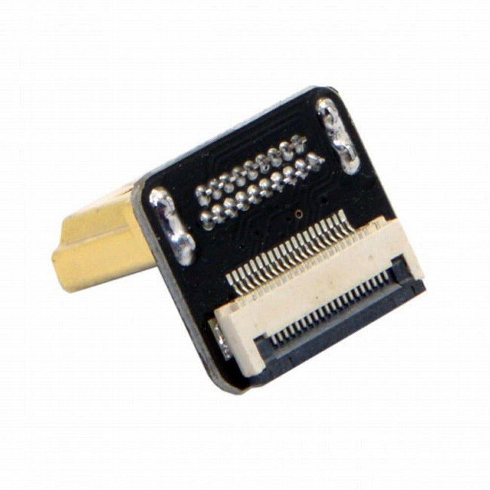 CYFPVHDMI HDMI Type A Male Connector Up Angled 90 Degree for FPV HDTV Multicopter Aerial Photography CN-018-UP