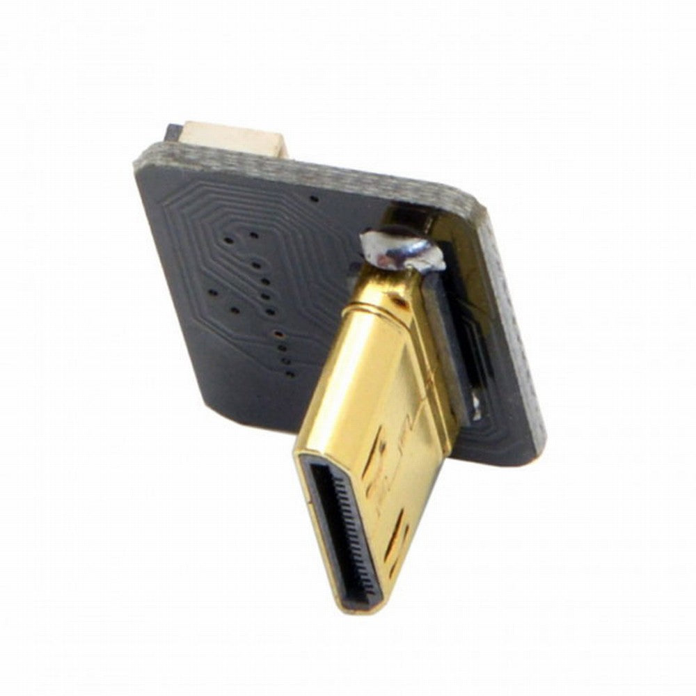 CYFPVHDMI Mini HDMI Type C Male Connector Up Angled 90 Degree for FPV HDTV Multicopter Aerial Photography CN-017-UP