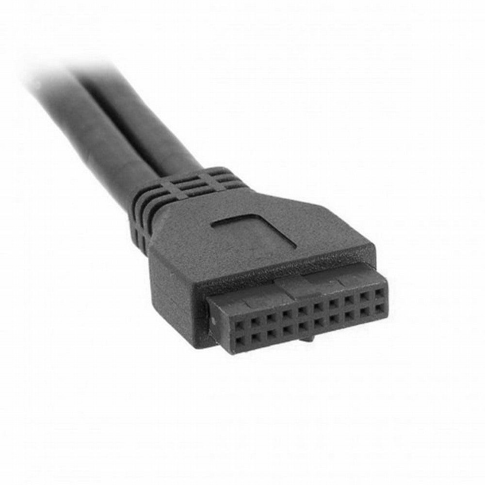 USB 3.0 Dual Port Front Panel to Motherboard 20Pin Connector Cable for PC 3.5" Floppy Bay U3-045