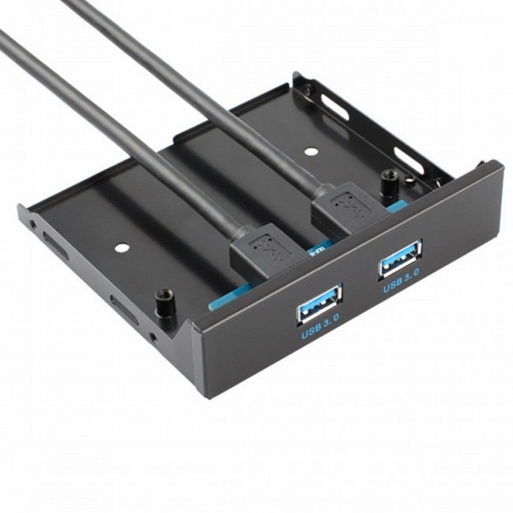 USB 3.0 Dual Port Front Panel to Motherboard 20Pin Connector Cable for PC 3.5" Floppy Bay U3-045