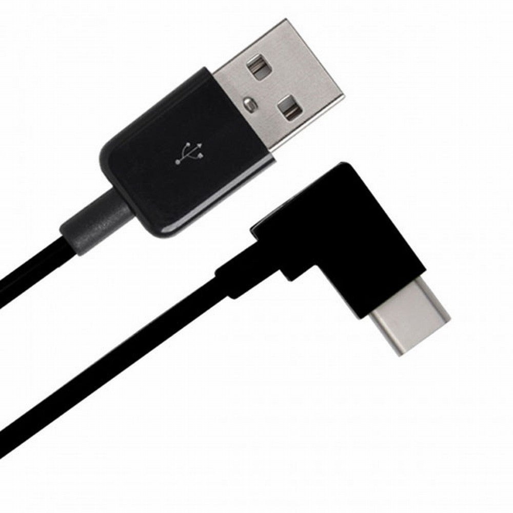 Right Angled Type C USB-C to USB 2.0 Cable 90 Degree Connector for Tablet  Mobile Phone CC-UC-011-BK