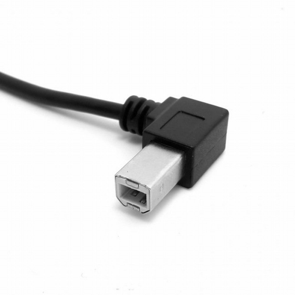 Left Angled USB 2.0 A Male to B Male Angled 90 Degree Printer Cable 50cm 100cm CC-U2-032-LE