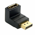 Down Angled 90 Degree DisplayPort Male to Female Extension Adapter DP-016-DN