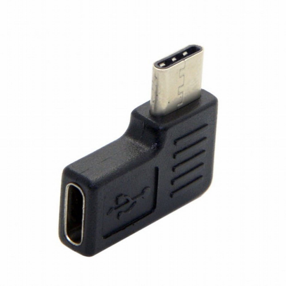 90 Degree Right Left Angled USB 3.1 Type-C Male to Female Extension Adapter for Laptop Tablet Mobile Phone UC-068-RI