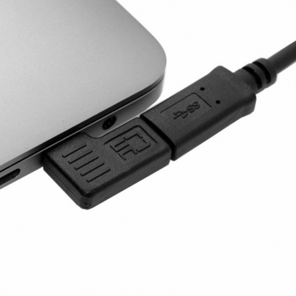 90 Degree Right Left Angled USB 3.1 Type-C Male to Female Extension Adapter for Laptop Tablet Mobile Phone UC-068-RI