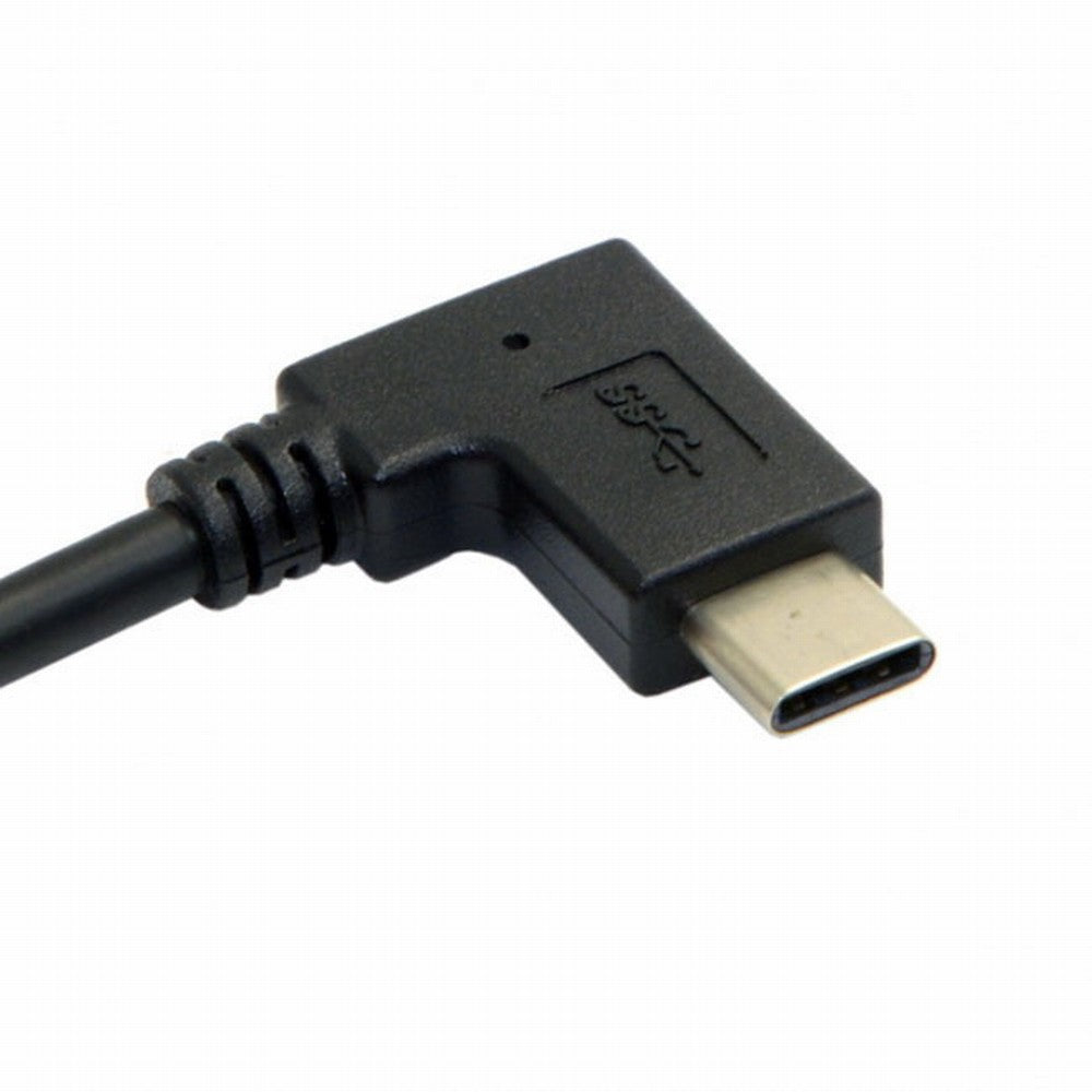 Reversible USB 3.1 USB-C Angled to 90 Degree Right Angled USB 3.0 Cable for Laptop Tablet Phone UC-089-RI