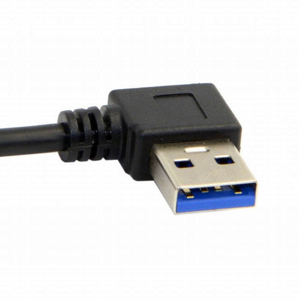 Reversible USB 3.1 USB-C Angled to 90 Degree Right Angled USB 3.0 Cable for Laptop Tablet Phone UC-089-RI