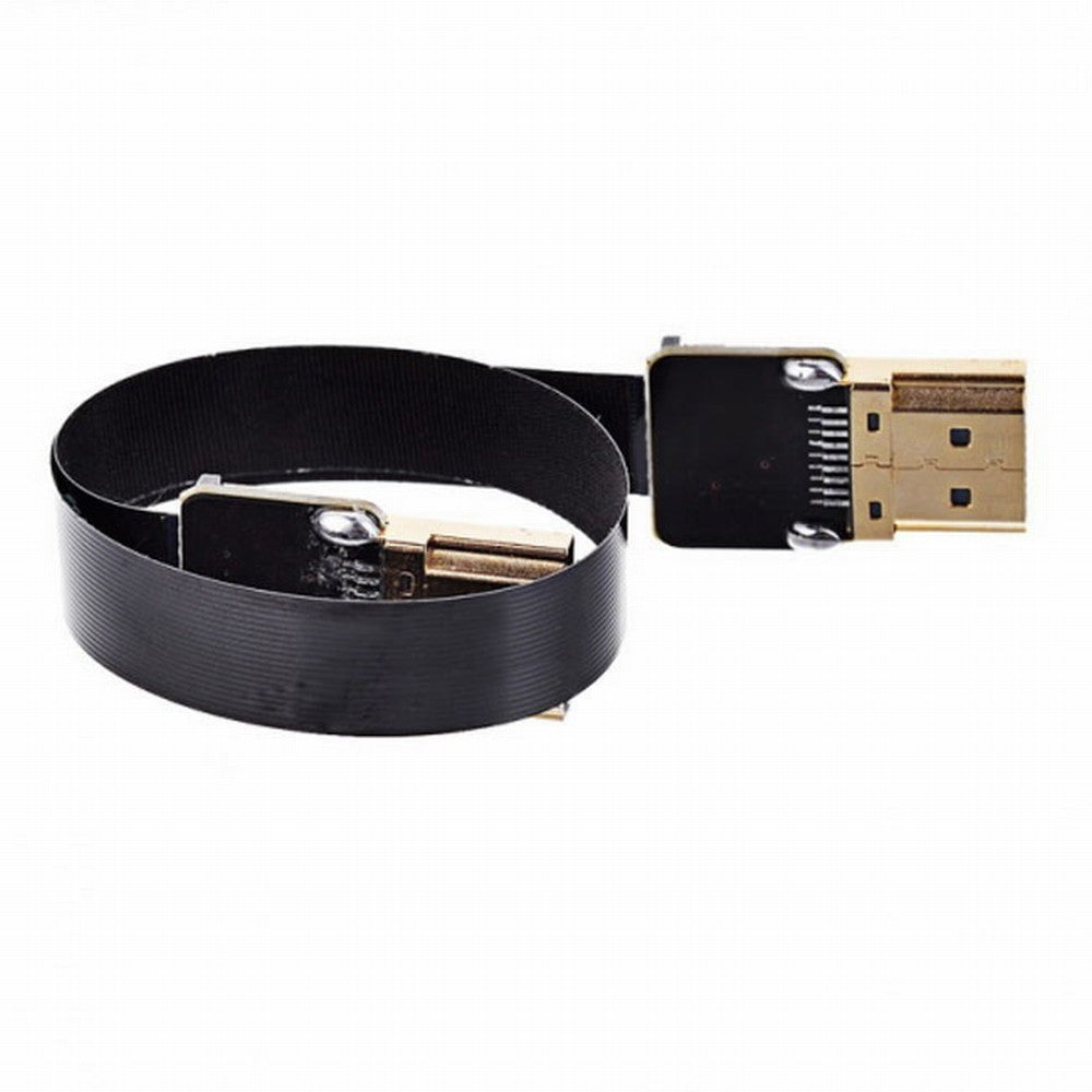 CYFPV HDMI Type A Male to HDMI Male HDTV FPC Flat Cable for FPV HDTV Multicopter Aerial Photography CC-HD-198-BK