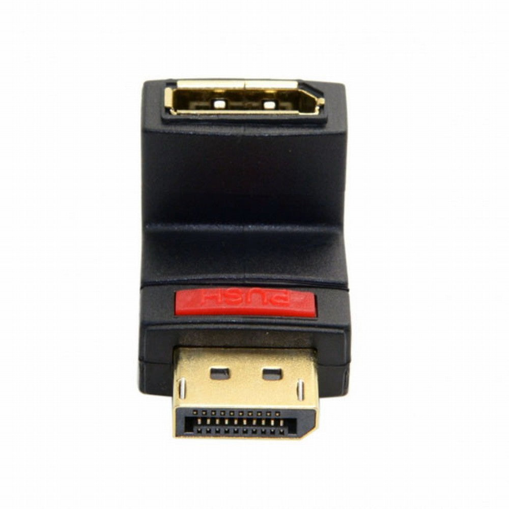Up Angled 90 Degree DP DisplayPort Male to Female Extension Adapter 4K DP-016-UP