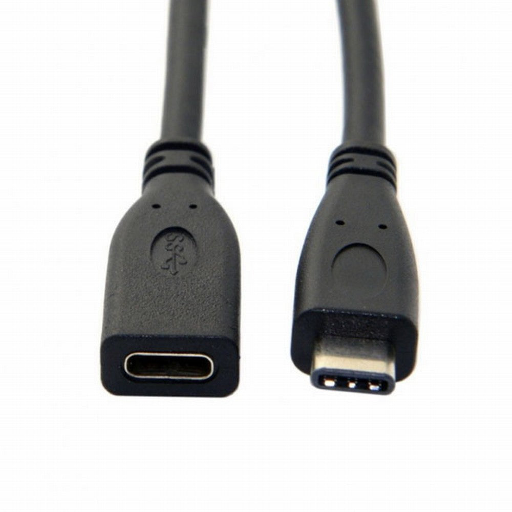 USB-C USB 3.1 Type C Male to Female Extension Data Cable for Laptop Macbook Tablet Mobile Phone 2m UC-218-BK-2.0M