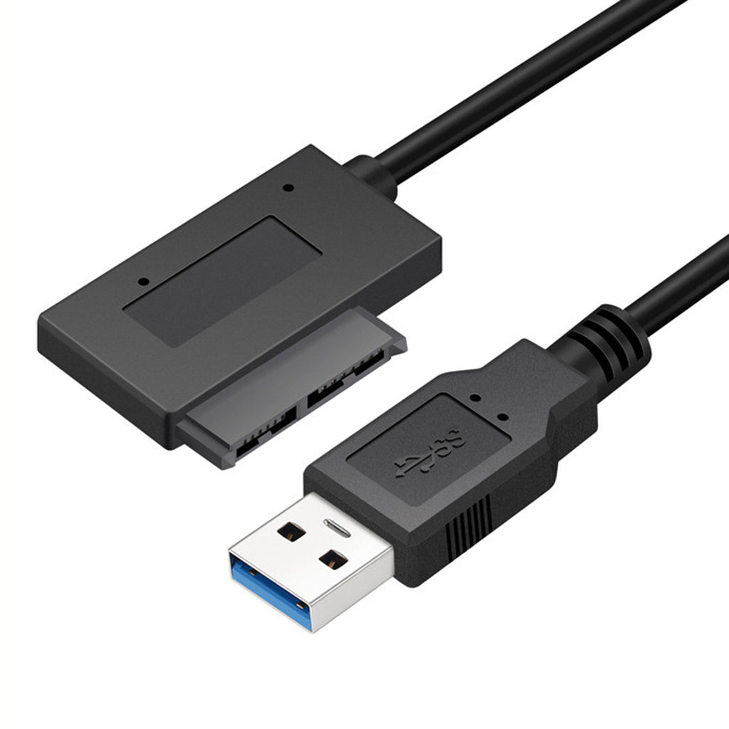 USB 3.0 to 7+6 13pin Slimline Sata Adapter Cable for Laptop Cd DVD Rom Optical Drive U3-064