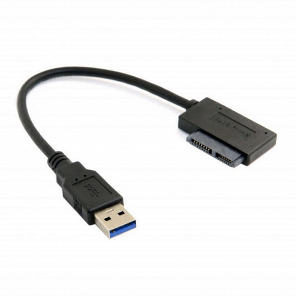 USB 3.0 to 7+6 13pin Slimline Sata Adapter Cable for Laptop Cd DVD Rom Optical Drive U3-064