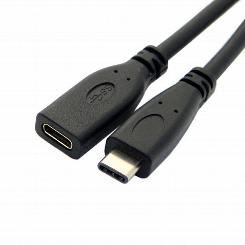 USB-C USB 3.1 Type C Male to Female Extension Data Cable for Laptop Macbook Tablet Mobile Phone 1m UC-218-BK-1.0M