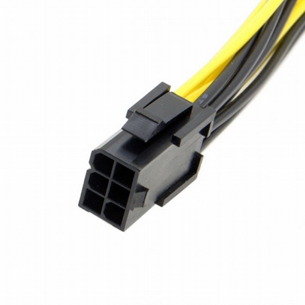 PCI-E PCI Express ATX 6Pin Male to Dual 8Pin 6Pin Female Video Card Extension Splitter Power Cable PW-028