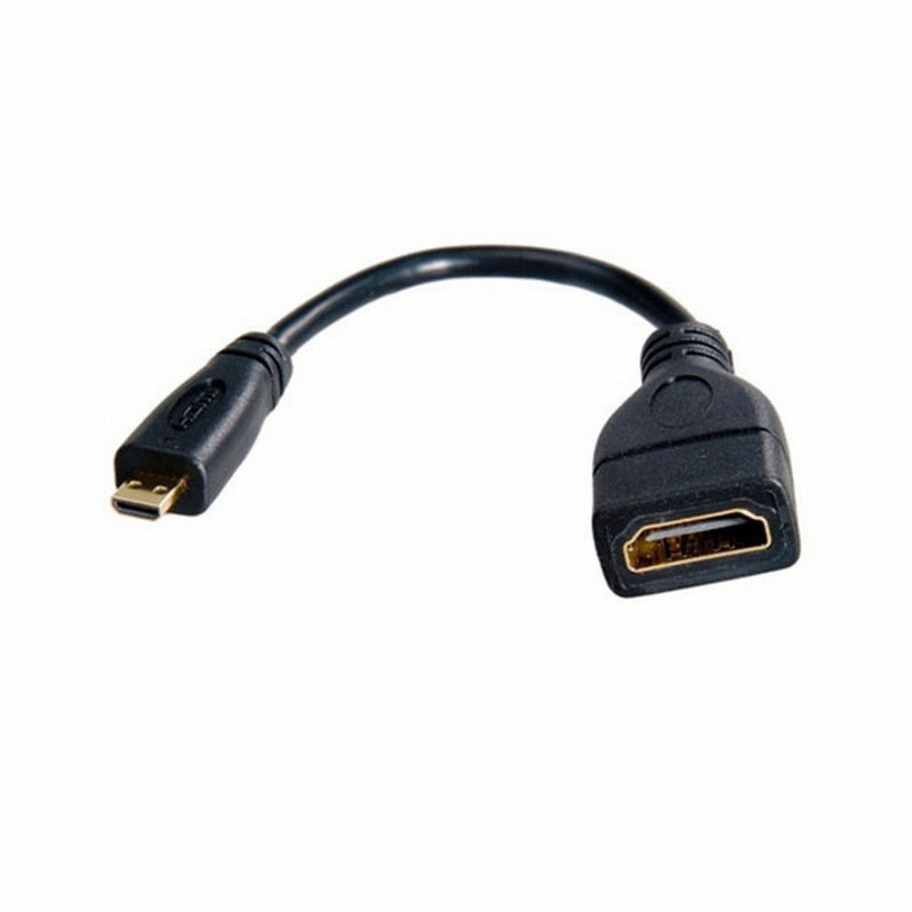 Micro HDMI male to HDMI female Adapter short Cable 10cm for XOOM Droid X HD-058