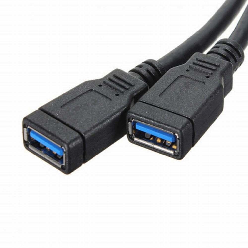 2 ports USB 3.0 Female to Motherboard 20pin Header cable for front panel 20cm U3-042