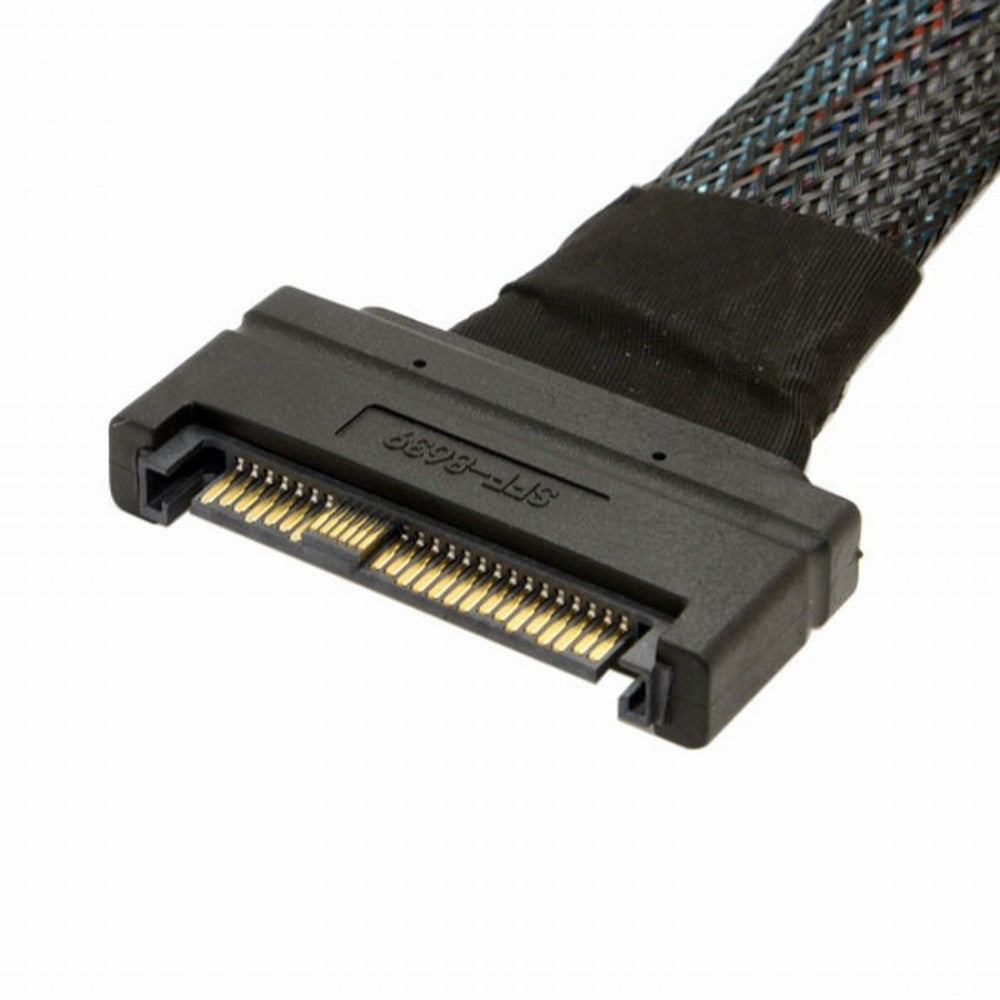 U.2 U2 SFF-8639 NVME PCIe SSD Cable Male to Female Extension 50cm 68pin SF-105