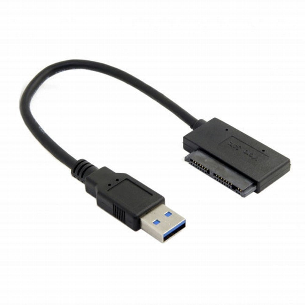 USB 3.0 to Micro SATA 7+9 16 Pin 1.8" 90 Degree Angled Hard Disk Driver SSD Adapter Cable 10cm U3-068