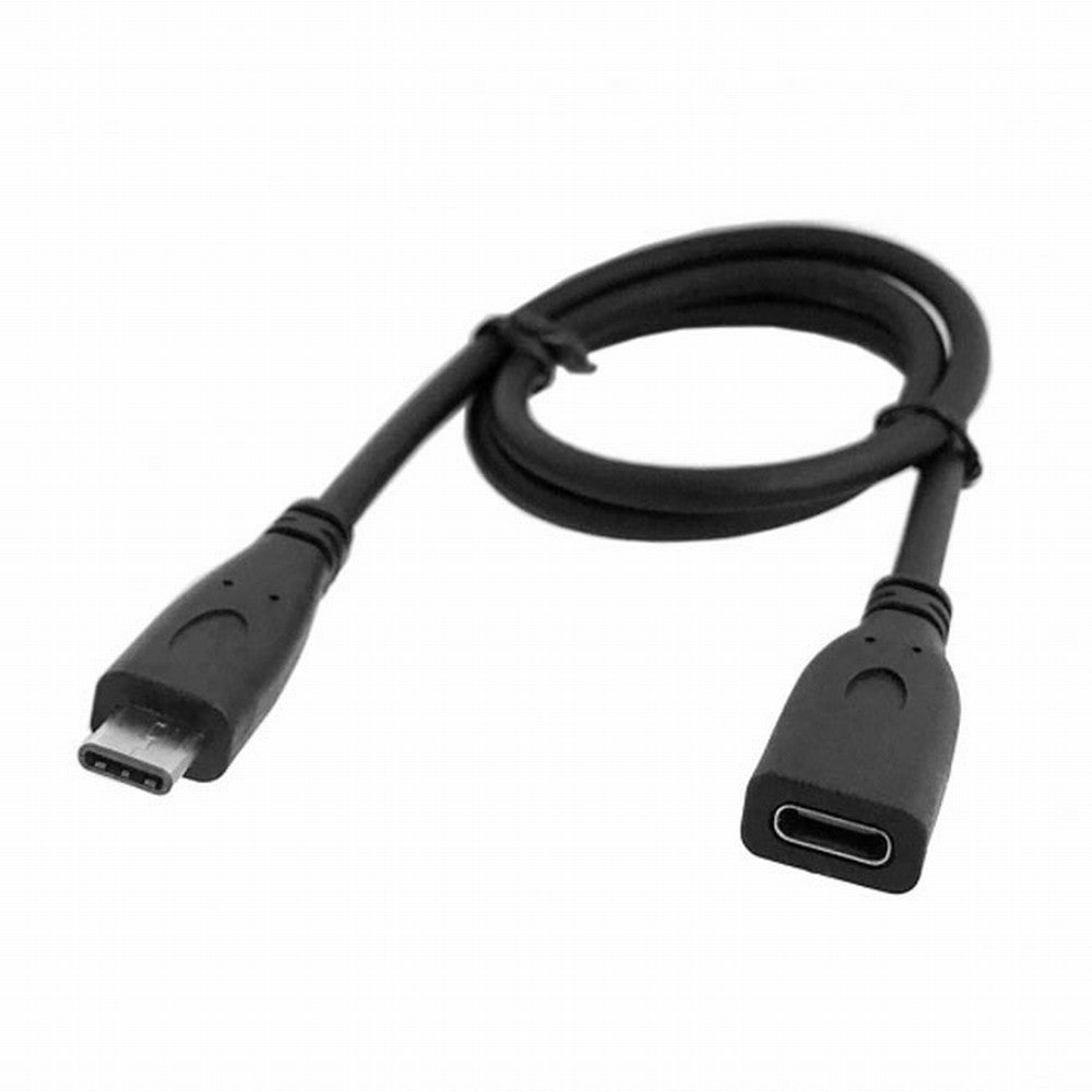 USB-C USB 3.1 Type C Male to Female Extension Data Cable for Macbook Tablet Mobile Phone 60cm UC-218-BK-0.6M