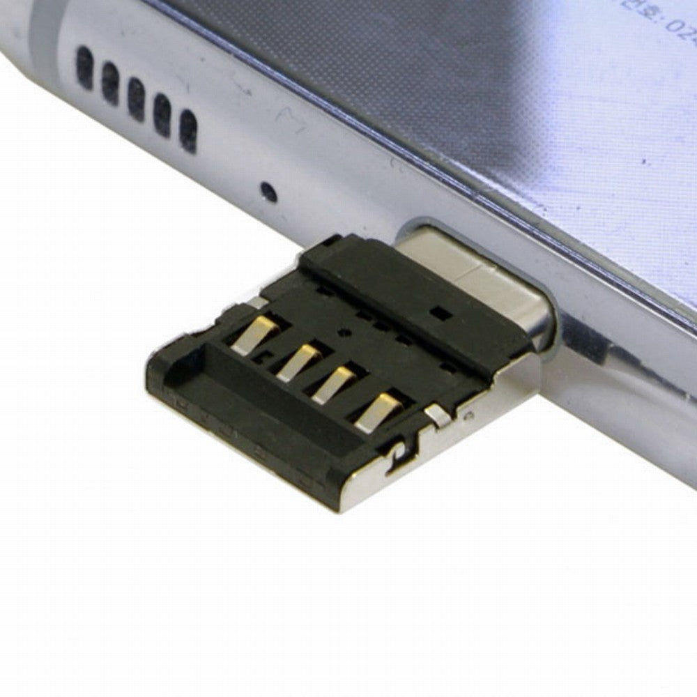 5pcs Ultra Mini Type-C USB-C to USB 2.0 OTG Adapter for Cell Phone Tablet USB Cable Flash Disk UC-053-5PCS
