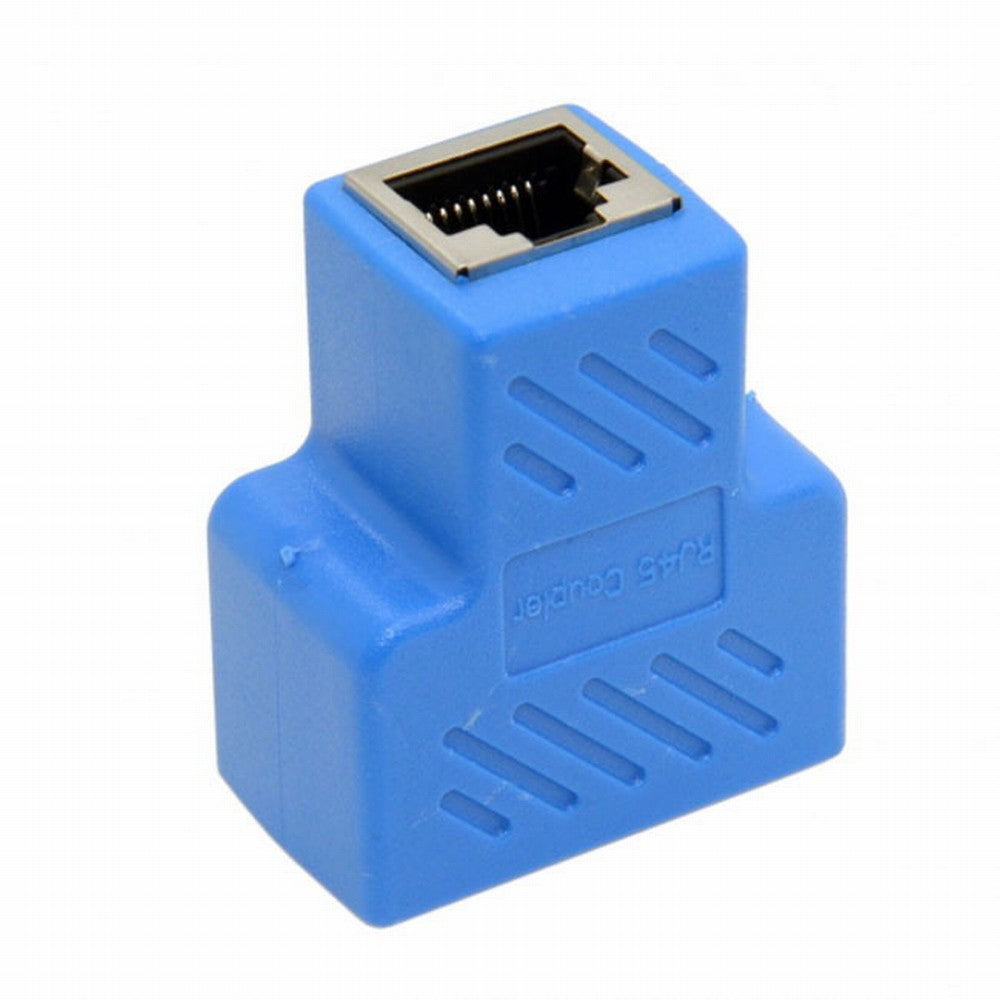 2pcs STP UTP Cat6 RJ45 8P8C Plug To Dual RJ45 Splitter Network Ethernet Switcher Adapter UT-014-2PCS