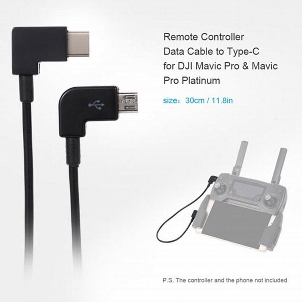 Remote Controller Data Cable Type-C to Micro USB for DJI Mavic Pro Platinum Mavic Pro RC Accessories UC-055
