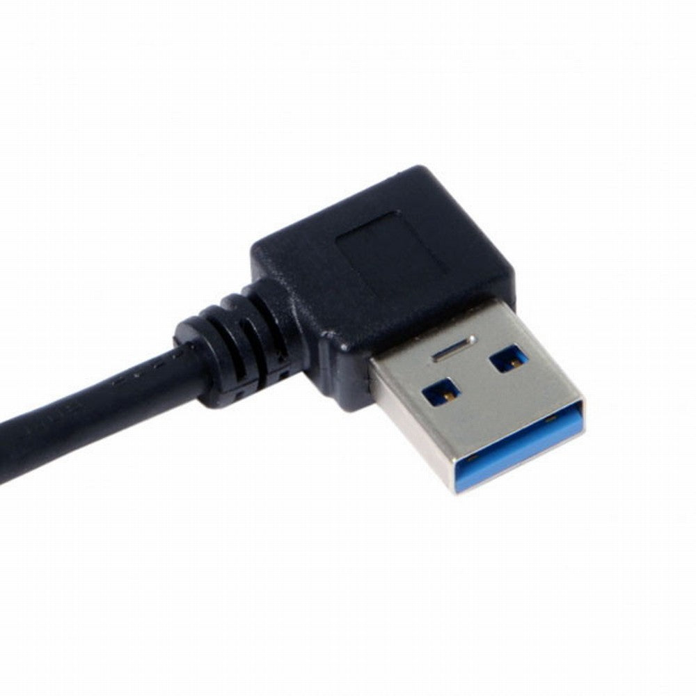 USB 3.0 Type-A 90 Degree Right Angled to Right Angled Data Cable for Hard Disk Computer U3-031-RI