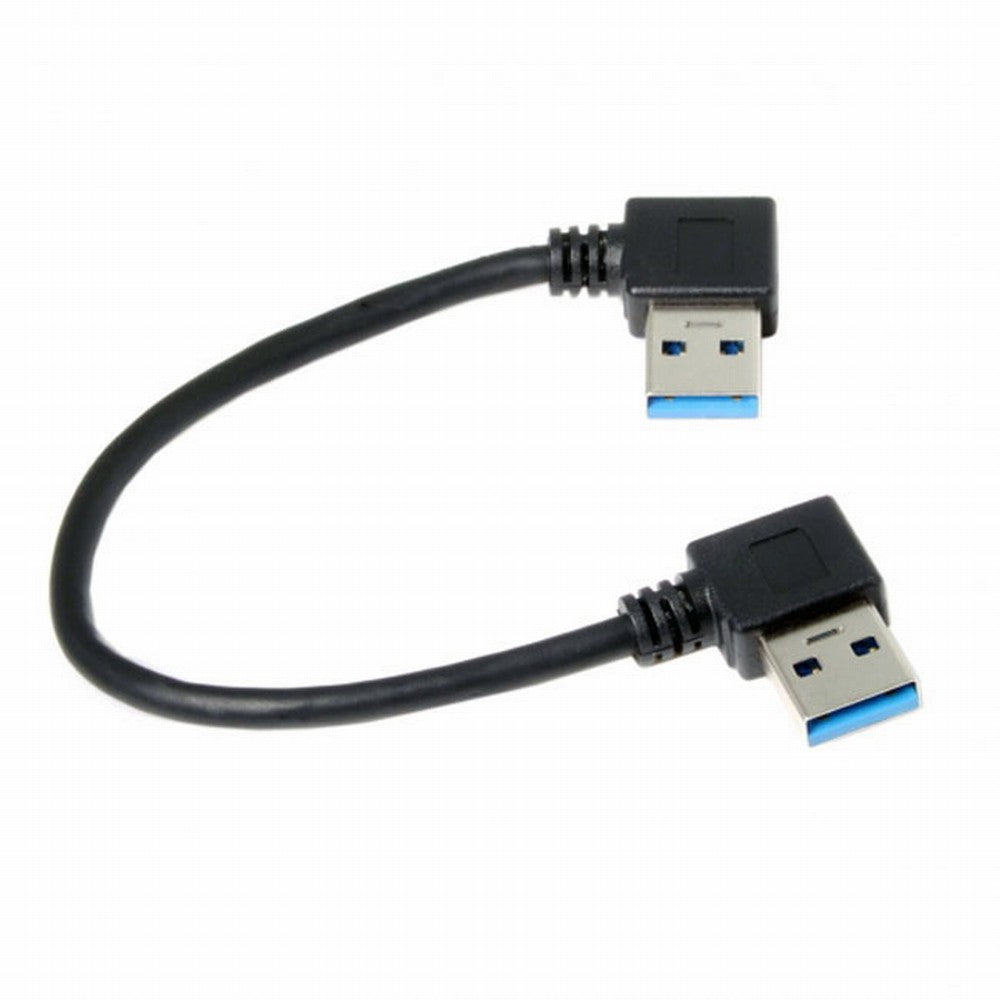 USB 3.0 Type-A 90 Degree Right Angled to Right Angled Data Cable for Hard Disk Computer U3-031-RI