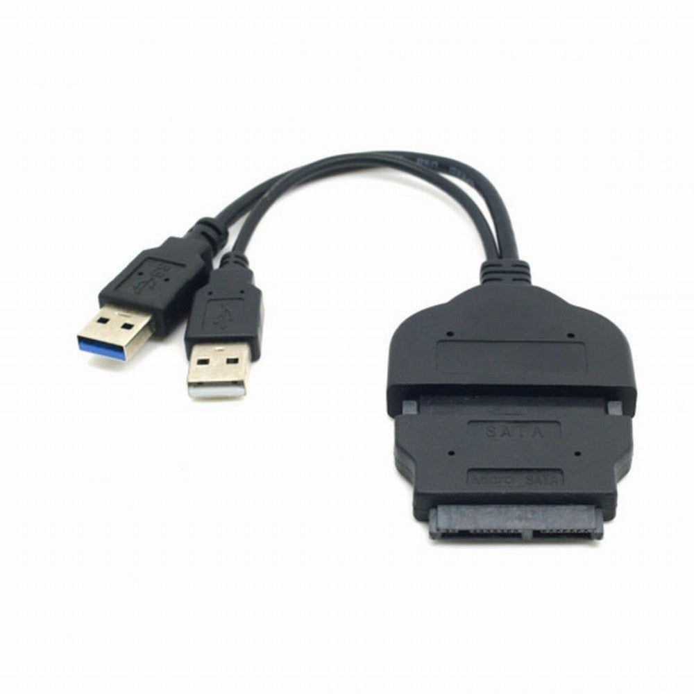 1set USB 3.0 to SATA 22Pin SATA to 16Pin Micro SATA Adapter for 1.8" 2.5" Hard Disk Driver With Extral USB Power Cable U3-067+SA-006