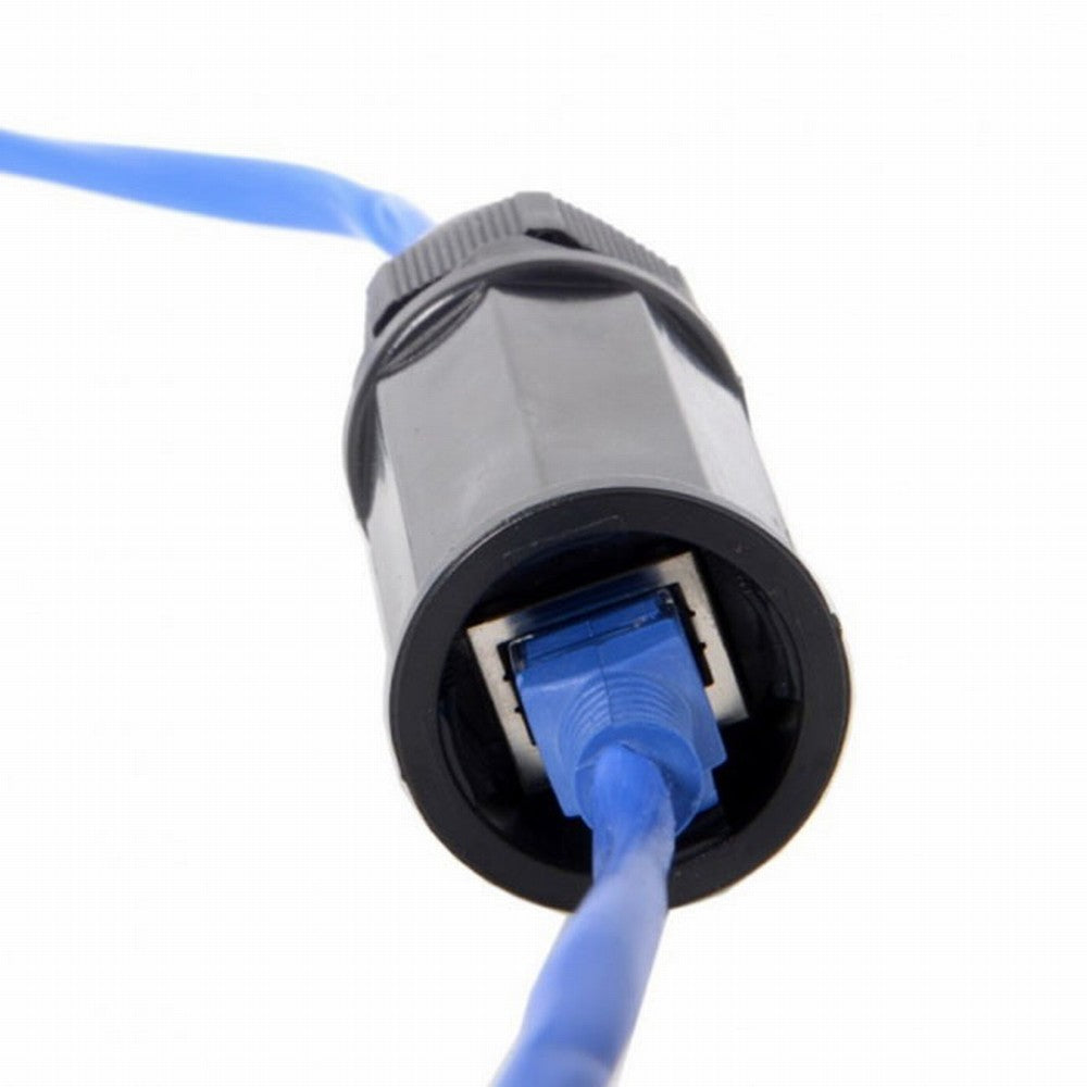 Locking Waterproof CAT6 RJ45 Female to Female Lan Ethernet Network Extension Adapter Coupler UT-012