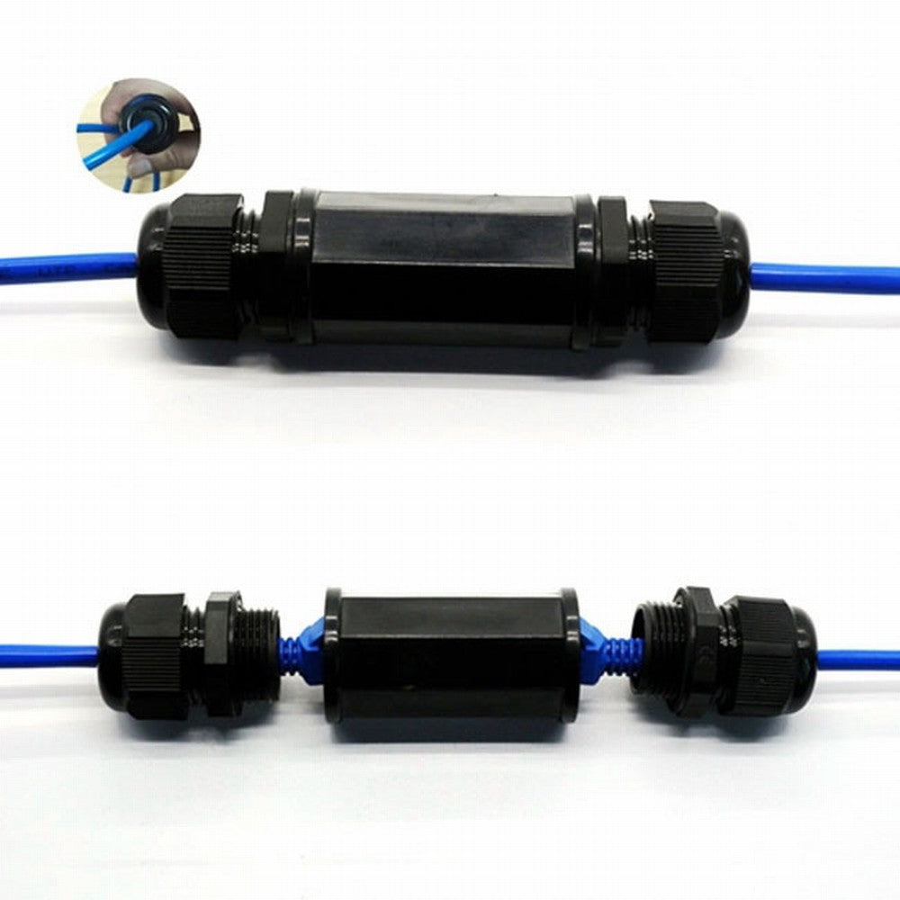 Locking Waterproof CAT6 RJ45 Female to Female Lan Ethernet Network Extension Adapter Coupler UT-012