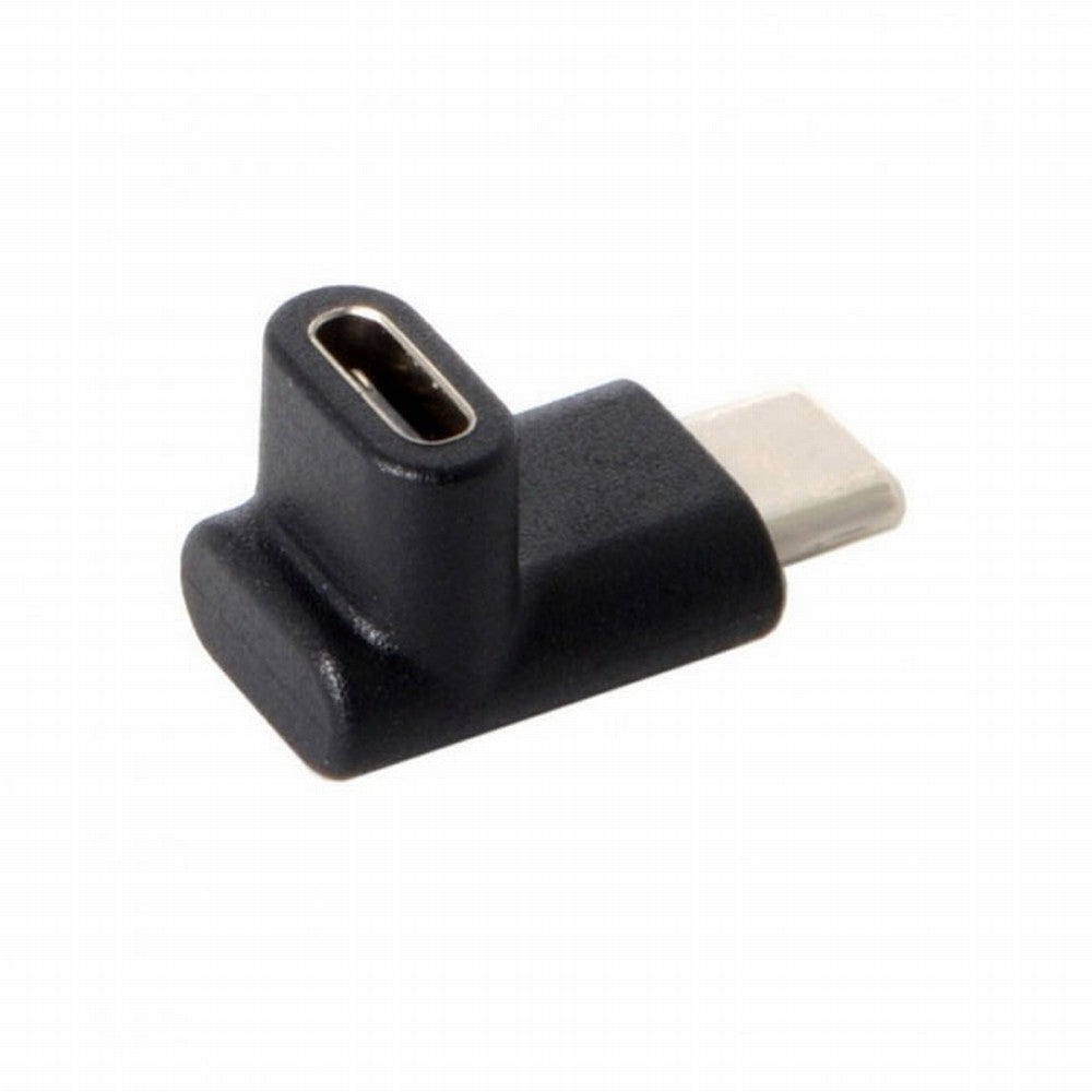 90 Degree Up or Down Angled Reversible USB 3.1 Type-C Male to Female Extension Adapter for Laptop Phone UC-068-UP