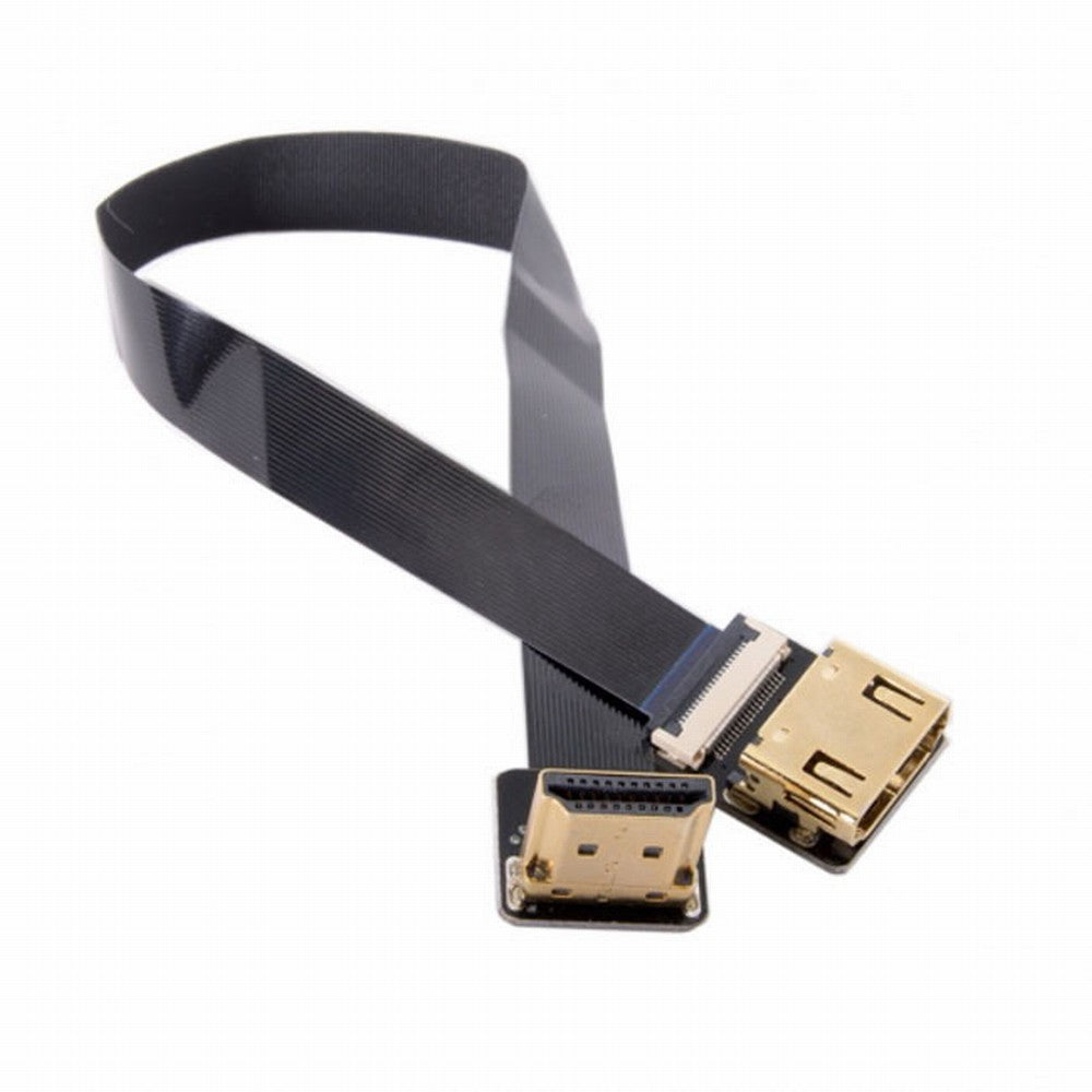 CYFPV Up Angled 90 Degree HDMI Male to Female FPC Flat Cable for HDTV Multicopter Aerial Photography CC-HD-216-UP