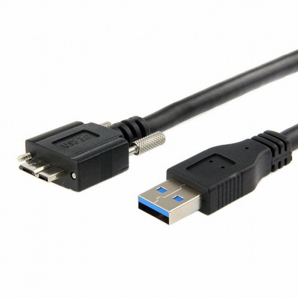 USB 3.0 A type Cable Male to Micro USB 3.0 B Male with Mount Panel Screws for Hard Disk Mobile Phone CC-U3-106