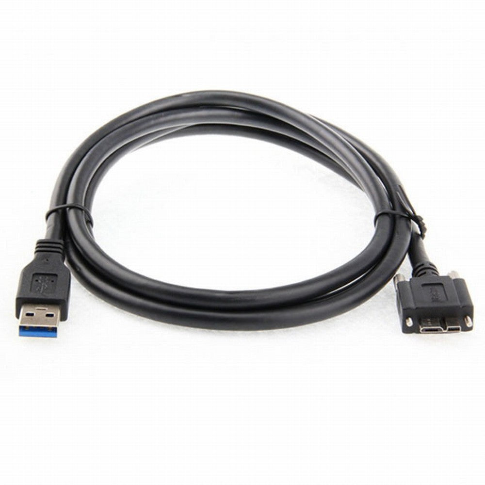 USB 3.0 A type Cable Male to Micro USB 3.0 B Male with Mount Panel Screws for Hard Disk Mobile Phone CC-U3-106