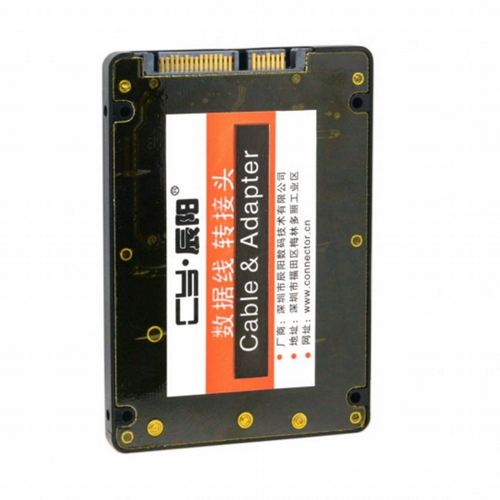 2 in 1 Combo M.2 NGFF B-key mSATA SSD to SATA 3.0 Adapter Converter Case Enclosure SA-115