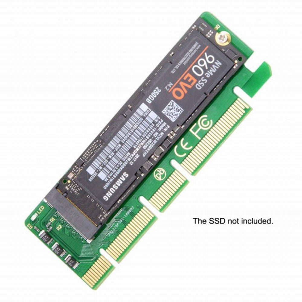 NGFF M-key NVME AHCI SSD to PCI-E 3.0 16x x4 Adapter for XP941 SM951 PM951 A110 m6e 960 EVO SSD SA-001-GR