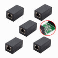 5pcs/lot Lightning Protection RJ45 UTP STP CAT6 CAT5e Female to Female Network Lan Adapter Extender UT-013-5PCS