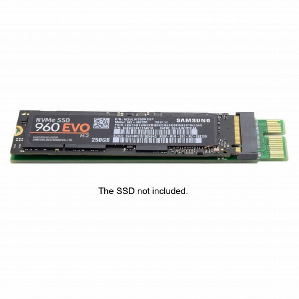 NGFF M-key NVME AHCI SSD to PCI-E 3.0 1x x1 Vertical Adapter for XP941 SM951 PM951 960 EVO SSD SA-002