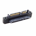 90 Degree Up Angled SATA 22Pin 7+15 Male to SATA 22Pin Female Extension Convertor Adapter SA-121-UP